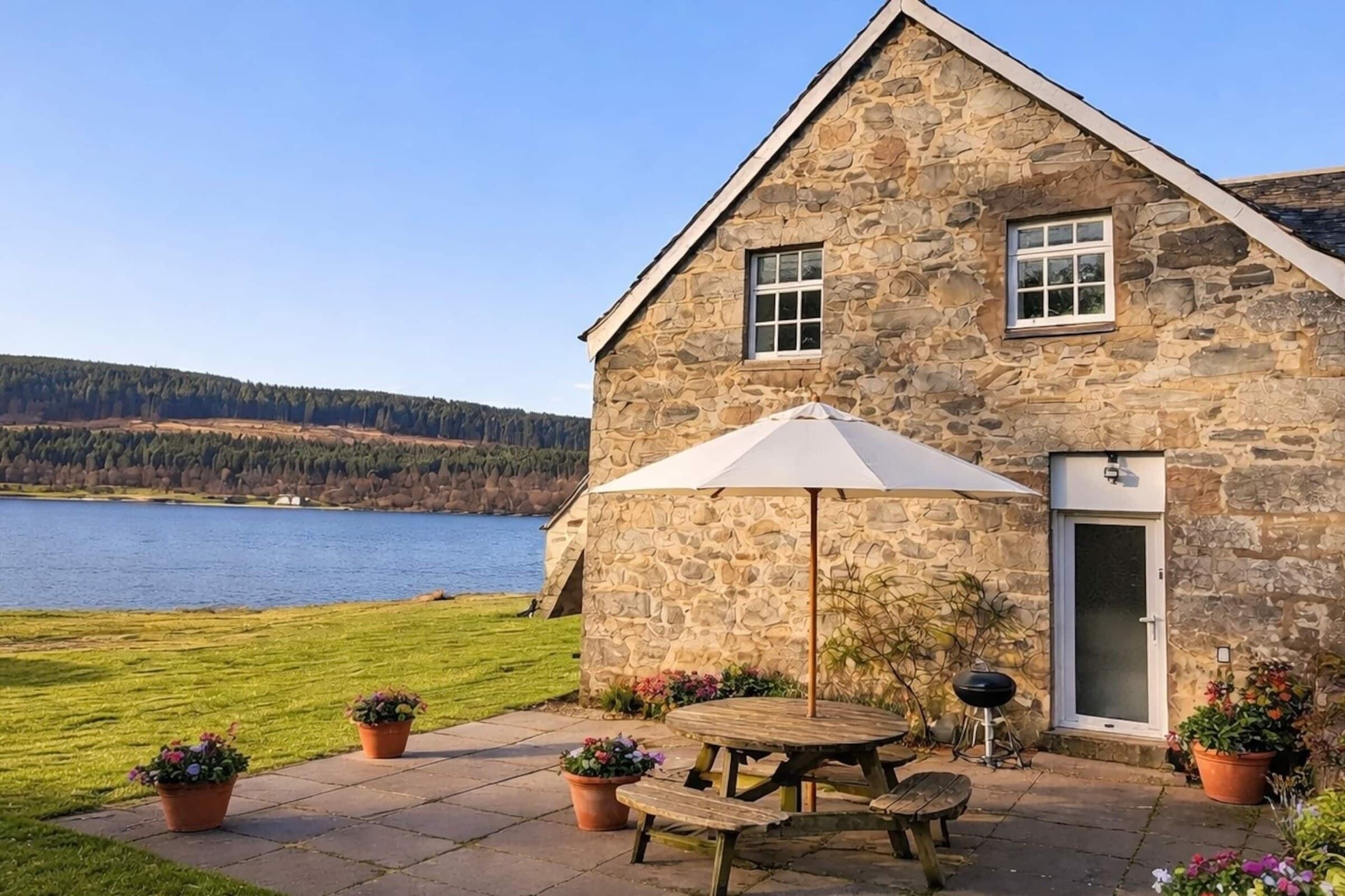 The Stable Loft - on the banks of Loch Tummel, near Pitlochry.